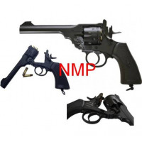 Webley MKVI Service Revolver 12g co2 Air Pistol 4.5mm steel BB .455